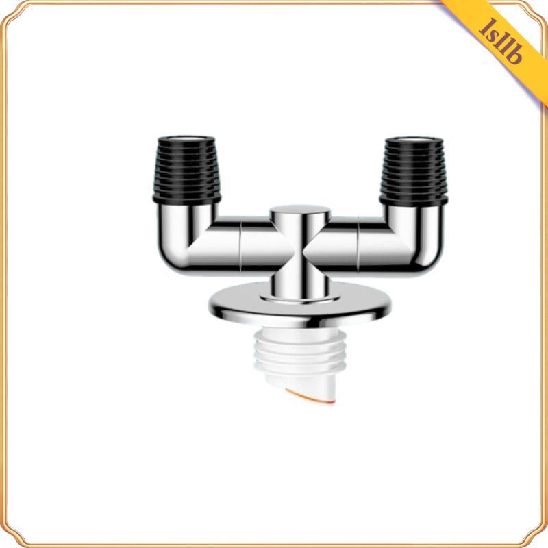 [Lsllb] Conector De Drenagem De Máquina De Lavar De Porta Tripla Adaptador Divisor De Mangueira Com Bloqueio De Odor Par