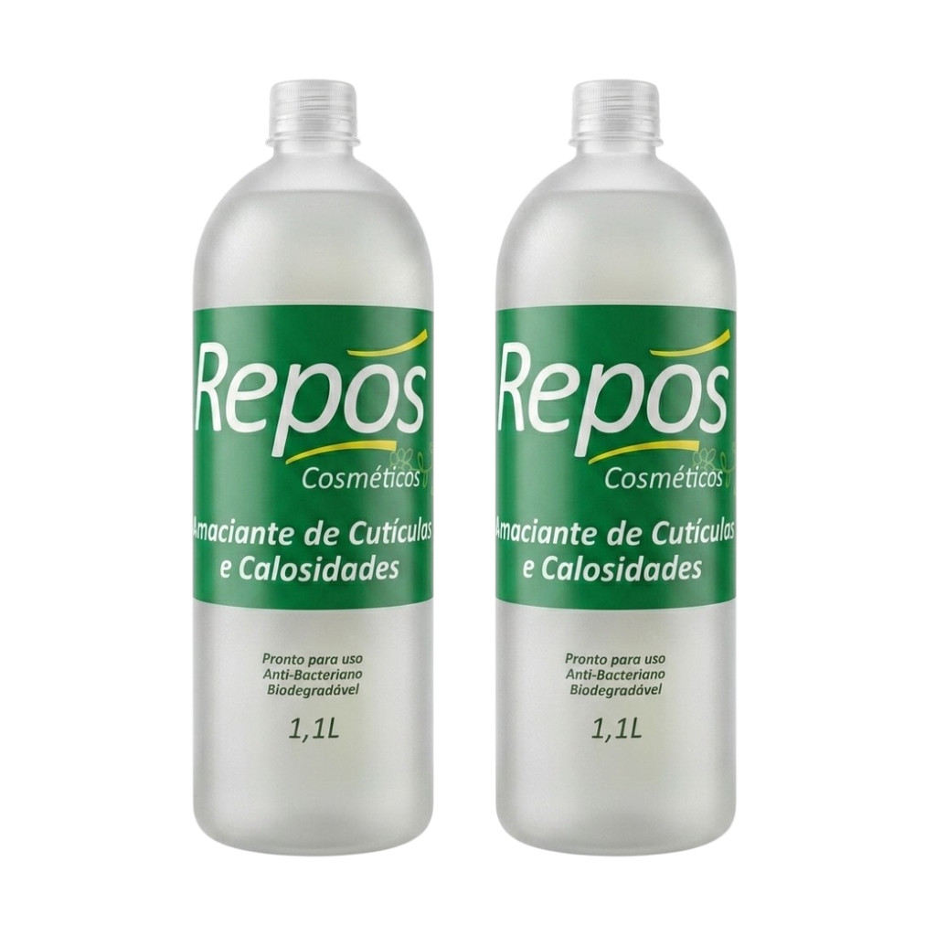 KIT Repos Amaciante de Cutícula e calosidades 1,1L (2 unidades)
