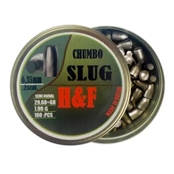 Chumbinho Slug 6.35mm 1.9g 29.6GR 100un - Slug H&F