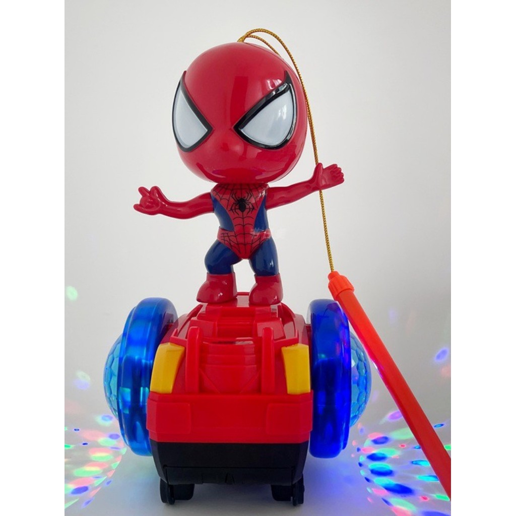 Lanterna festival Douyin mesmo estilo Mid-Autumn festival crianças lanterna portátil brinquedo Spiderman equilíbrio carr