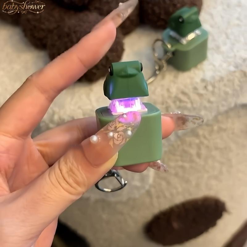 Babyshow Sapo Choro Brinquedo Fidget Chaveiro Com Luzes Coloridas Alívio Do Estresse Ansiedade Sensorial Diversão Animal