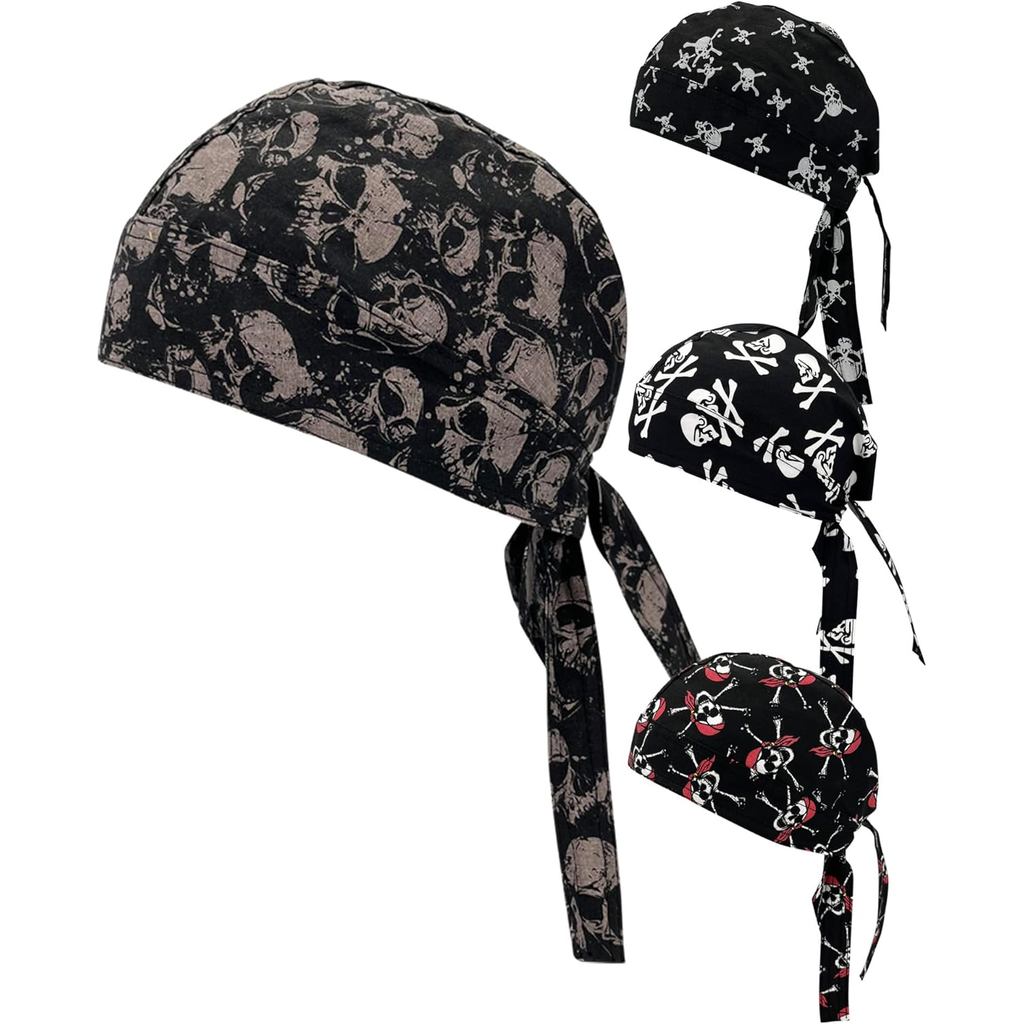 Touca de Algodão Do Rag, Gorro Skull Beanie, Bandana de Chef, Chapéu de Soldador, Touca Anti-Suor, Forro de Capacete par
