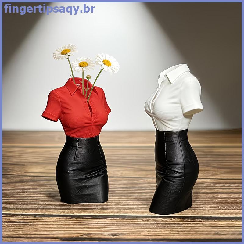 FINGE 3D Impresso Escritório Ornamento Criativo OL Profissional Meio Corpo Estátua Vaso Mesa Arte Decoração Ideal Para A
