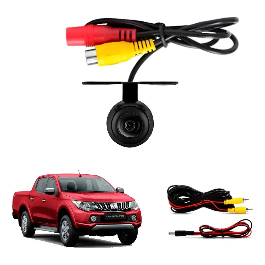 Camera De Ré Borboleta Hd Mitsubishi L200 Triton 2020