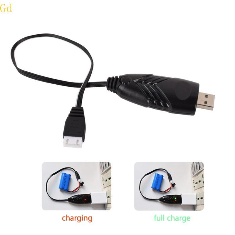 Gd 11 1V 500mA Carregador USB Para Quadricóptero RC FPV Peças 4 Pinos Conector