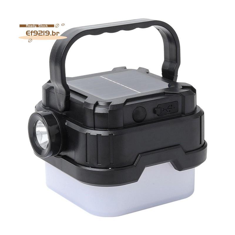 [Oferta Especial E] Solar Para Luz De Acampamento , Lanterna Recarregável À Prova D'água Aventuras Ao Ar Livre Camping ,