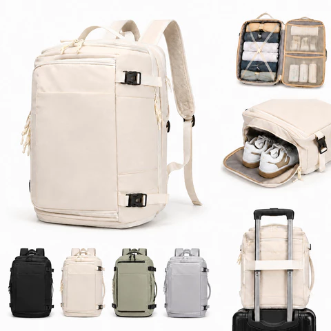 Mochila Executiva Expansível 28-38L Para Notebook 16 Polegadas Viagem Trabalho Unissex
