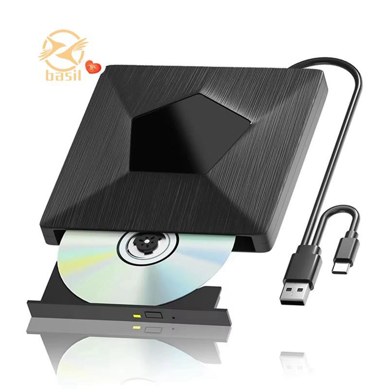 [Desconto B] Gravador De Unidade Bluray Externo 3D Portátil Óptica BD/CD/DVD Drive Player Para PC Laptop