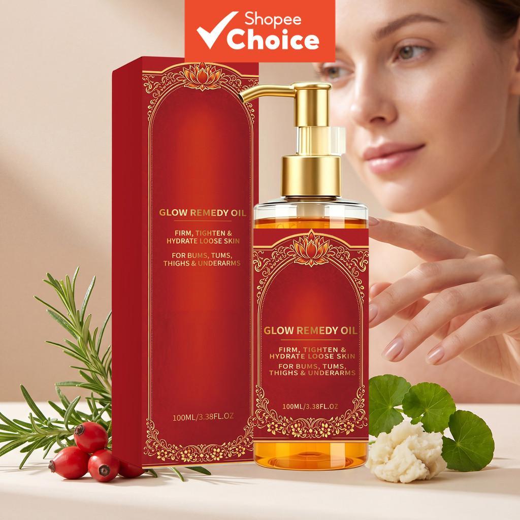 Óleo Corporal de Rosa Mosqueta e Argan 100ml – Essência de Cuidado Corporal Diário Hidratante, Nutritivo, Sedoso e