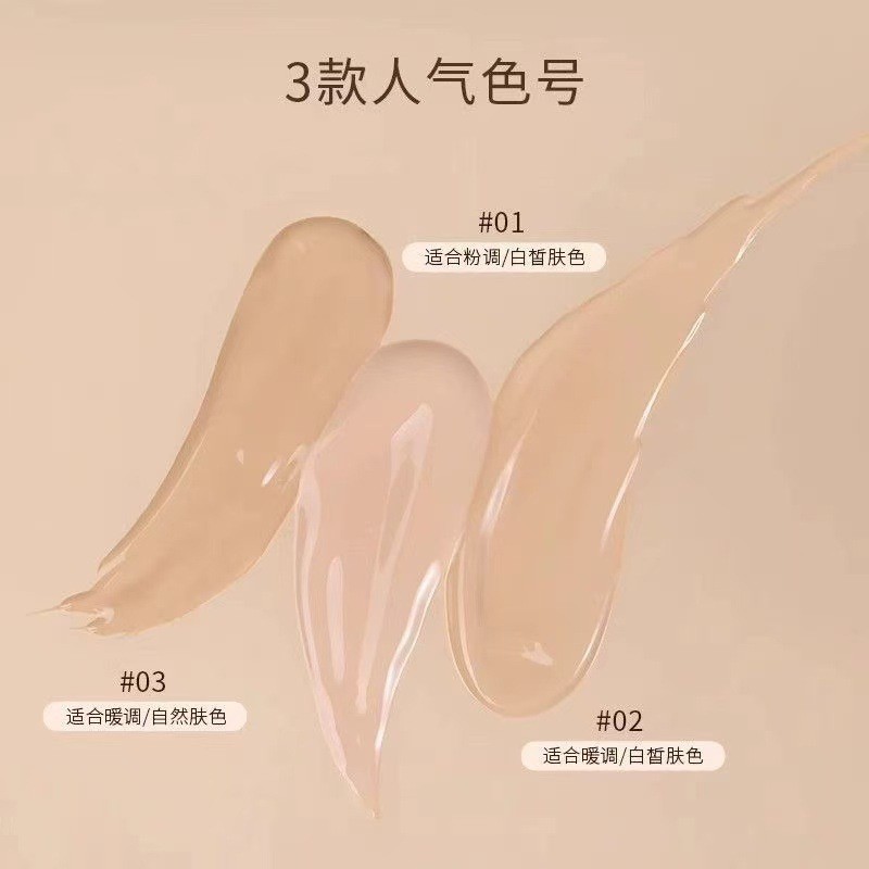 ZENN.TH/zennth cheese base líquida impecável para pele mista, seca e oleosa, corretivo de longa duração, BB cream cushio