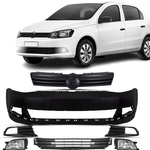 Kit Parachoque Dianteiro Gol Voyage G6 2012 á 2016 Grades