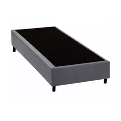 Cama Box Base Solteiro Universal Courano Gray (78x188x20) - Costa Rica