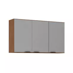 Armário de Cozinha Modulado Firenze 3 Portas 120cm Amendola/Nude Prime TX - Demóbile