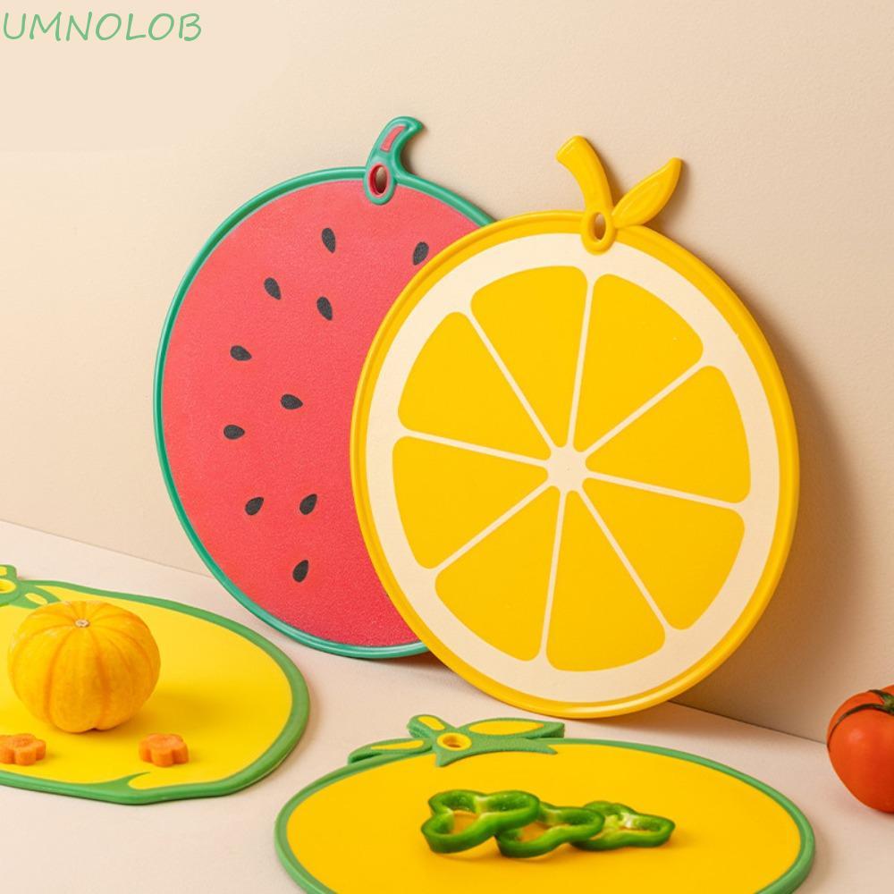 Tábuas De Cortar UMNOLOB , Tábua De Corte Em Forma De Fruta De Plástico Antiderrapante , Aparelho De Cozinha De Material