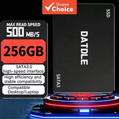 Disco Rígido SSD SATA III de alta velocidade 6Gb/s, compatível com PCs e notebooks, 60GB-256GB opcional, ideal para