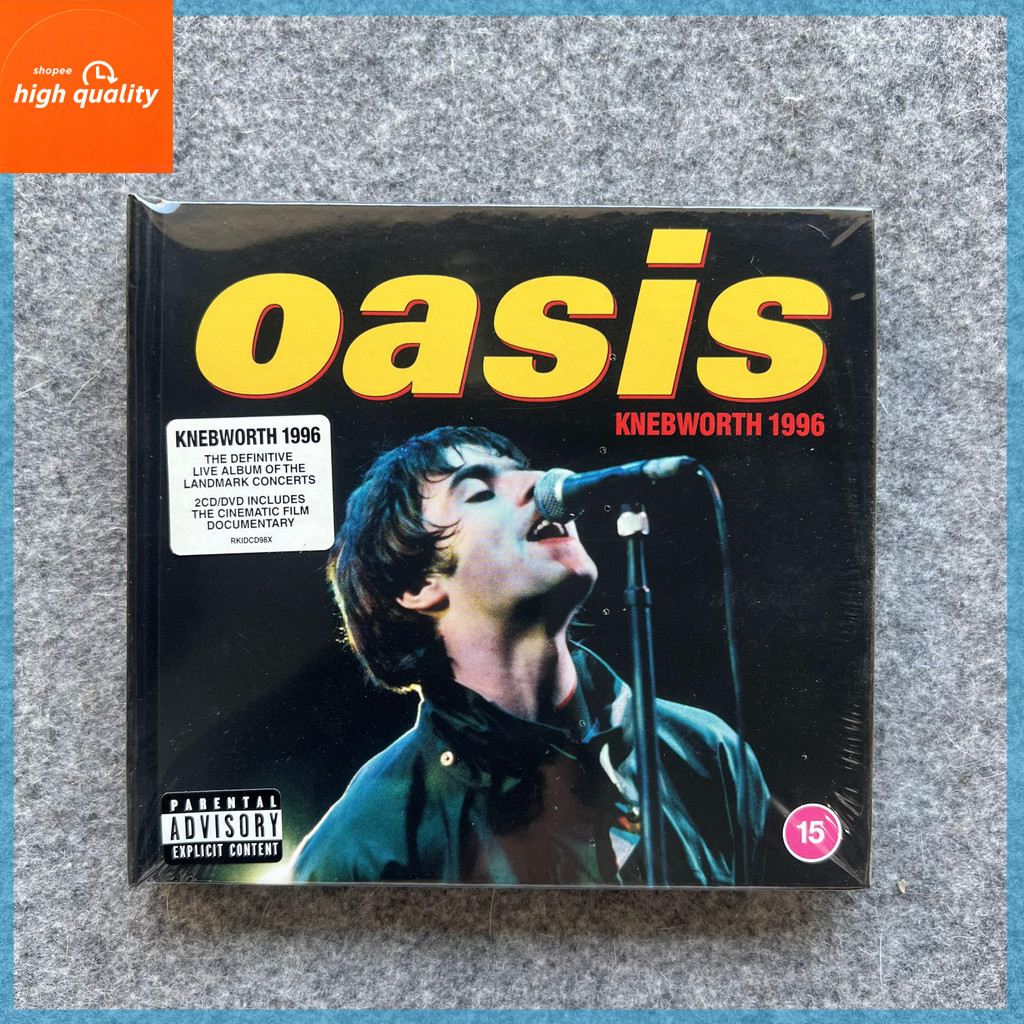 Oasis Knebworth 1996 2CD+DVD Original Album [Lacrado] Brand New -high quality 031