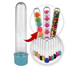 10 unidades Tubetes 13cm - Para Lembrancinhas - Várias Cores