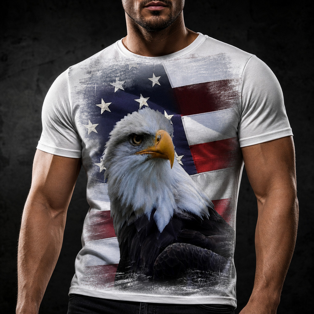 Camisa Camiseta Águia Usa Estados Unidos 06