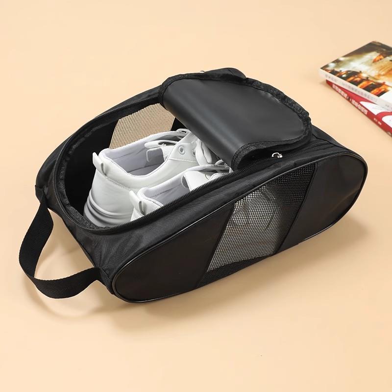 Saco de armazenamento de tênis ao ar livre viagem de negócios à prova dwaterproof água esportes sapato saco malha respir