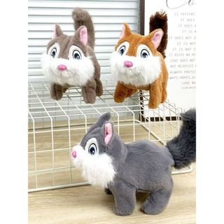 Raposa Pelúcia Que Anda e Emite Som Olhos Bordados Interativa  Brinquedo Infantil Pelúcia Macia Raposinha Fofinha