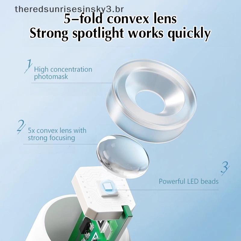 TSBR Portátil Mini Lâmpada De Unhas Para Esmalte De Gel Qui Seco Lanterna Caneta USB Máquina Secadora UV LED .