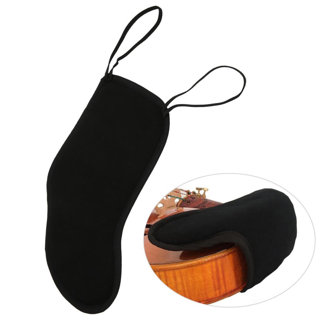 autohome-BR violino chinrest almofada ombro resto queixo capa instrumento musical acessório para