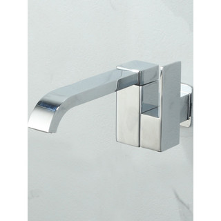 Torneira alemã única de água fria, torneira de cozinha de cobre, lavatório oculto na parede, torneira fria única rotativ
