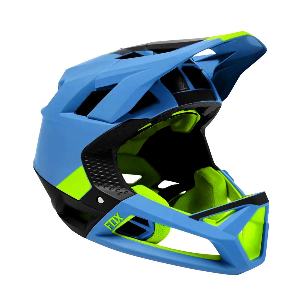 Capacete Fox Proframe Full Face Mips Downhill Mtb Azul