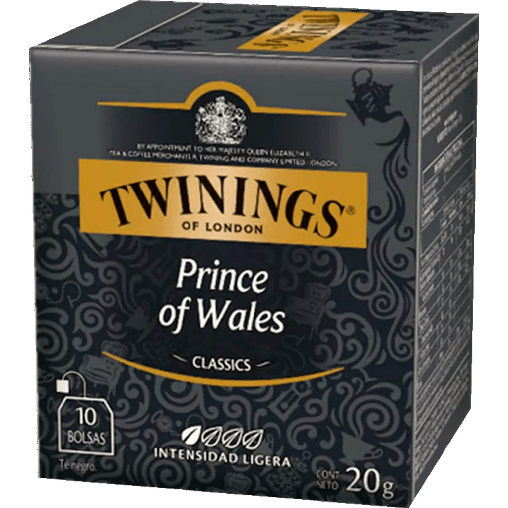 Chá Twinings Prince of Wales 10 sachês