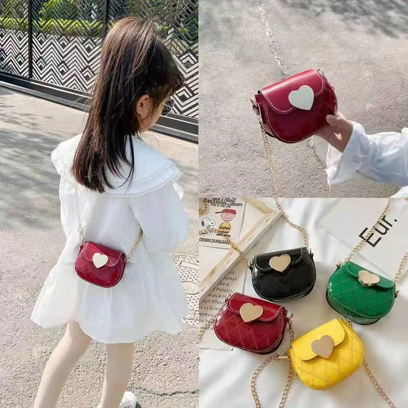 Crianças sacos bonito meninas princesa mensageiro pequeno saco moda bolsa de ombro moda bebê véspera de ano novo moeda b