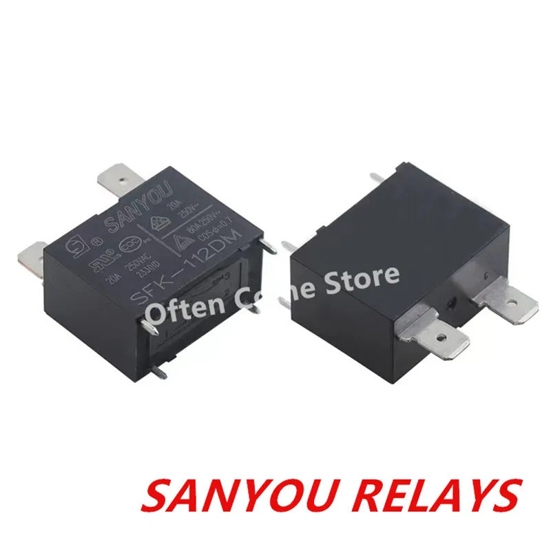 Novo Relé De Ar Condicionado SANYOU SFK-112DM 12VDC Corrente De 4 Pinos 20A 250VAC Substituível RF-SS-112DMF G4A-1A-E-12