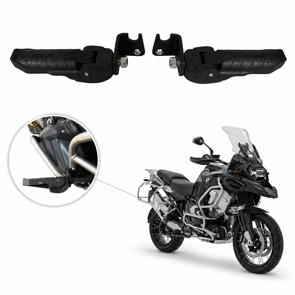 Pedaleira Descanso Para Protetor Motor BMW R1200GSA R1250GSA Adventure Bráz