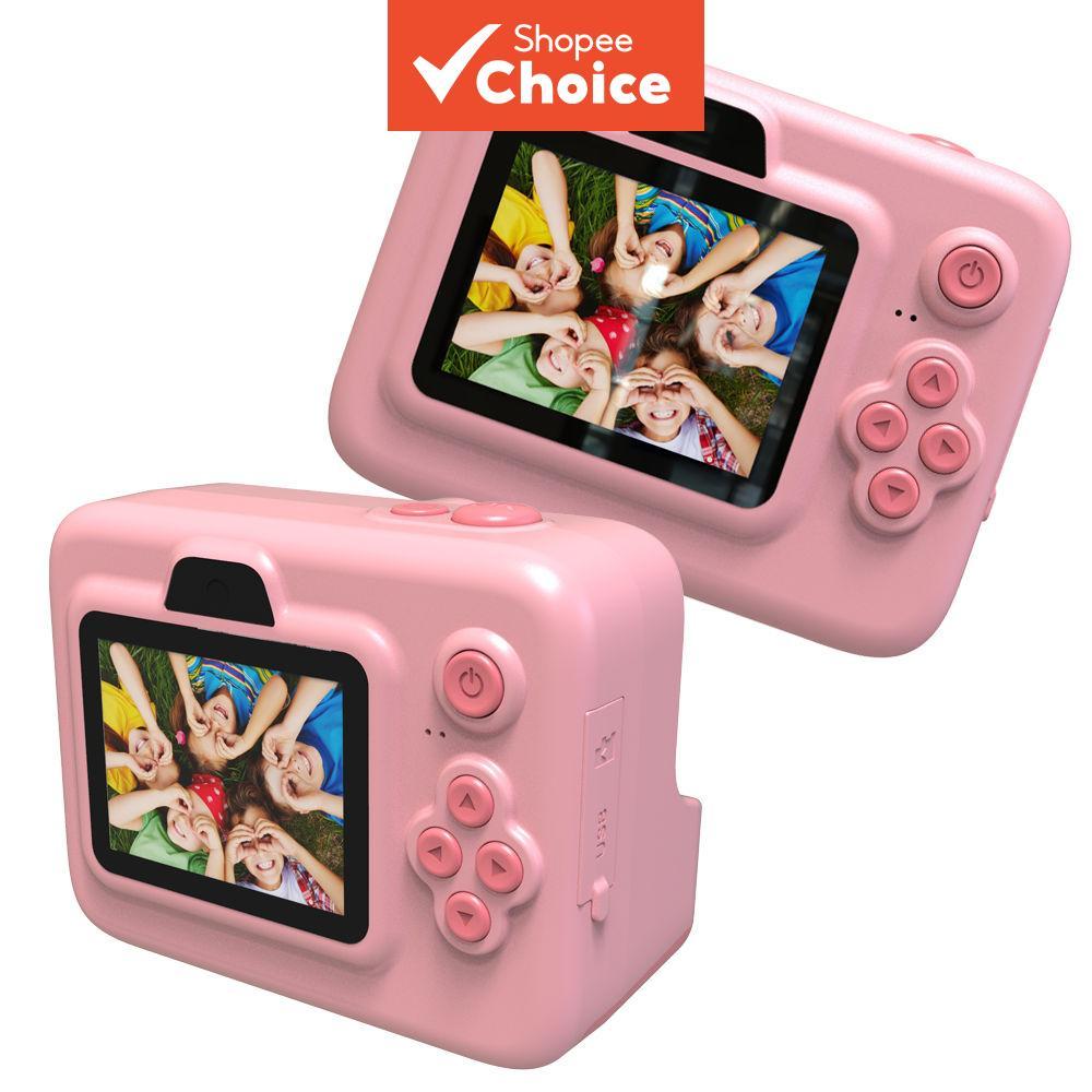 Câmera Digital Função De Impressão Instantânea 1080P HD Selfie Impressora Térmica MP3 Player Reprodução Portátil Brinque