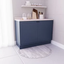 Balcão de Cozinha 2 Portas 100% MDF 120cm sem Tampo Sevilha Herval Azul/Órion Azul Orion
