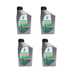 Kit 4 óleos Motor 10w40 Semi Sintético Petronas Syntium 1 Litro