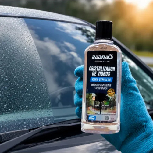 Cristalizador de Vidros Repelente E Proteção Contra Chuva e agua 100 mililitros Radnaq