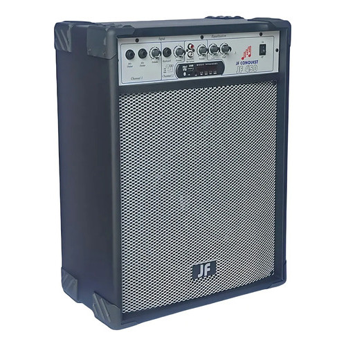 Caixa De Som Amplificada Teclado Guitarra Violão Bluetooth 50w Rms Fal. 10" Preto Bivolt 127/220v