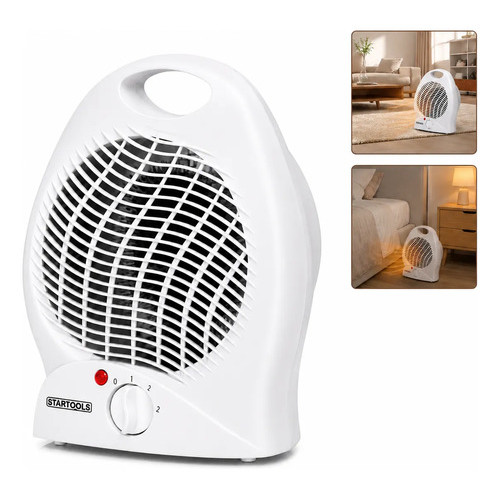 Aquecedor De Ar Elétrico Portatil De Ambiente Ventilador 110v Ou 220v