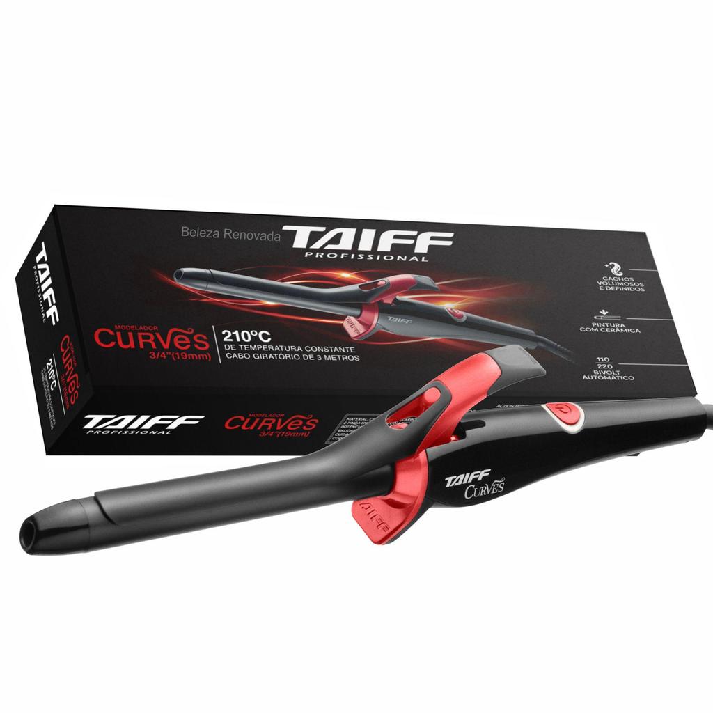 Modelador Curves 3/4 Taiff 19mm - Modelador Cachos Cacheador