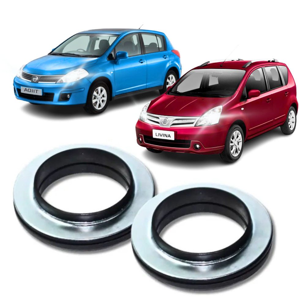 Par De Rolamento BSB Amortecedor Dianteiro Nissan Tiida Livina Grand