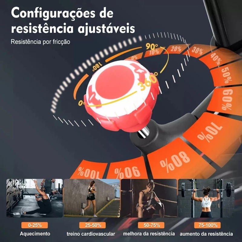 Bicicleta Ergométrica Spinning Profissional para Academia até 120kg — foto 7