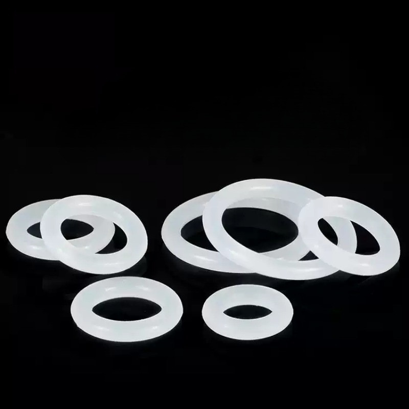Junta O-Ring CS3.5mm * OD10-250mm Anel De Vedação De Silicone Branco Grau Alimentício Borracha À Prova D'água Elástica G