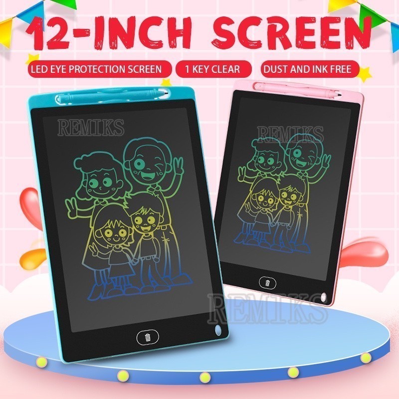 LED Proteção Para Os Olhos Tela Prancheta Cor Eletrônico LCD Crianças Graffiti Placa De Escrita Brinquedos