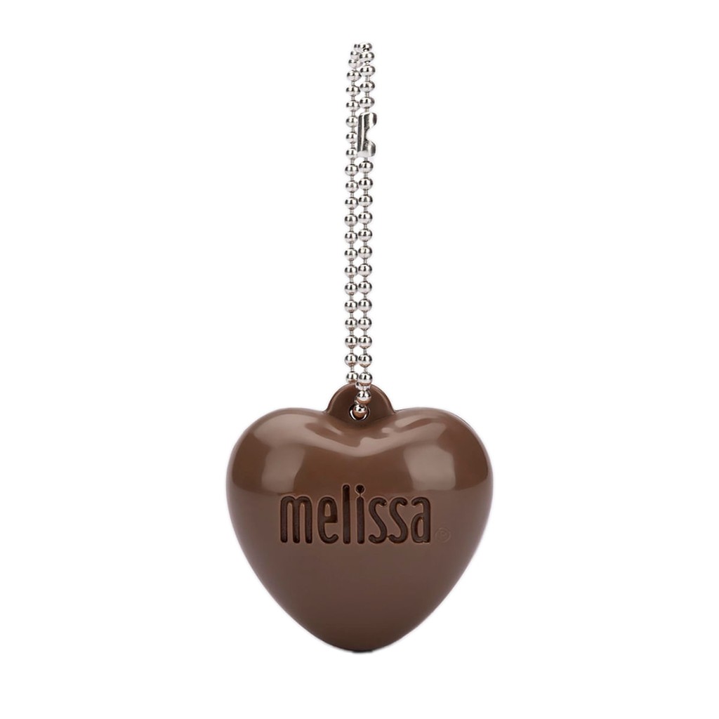 Chaveiro Melissa Coracão XI II Marrom 34102