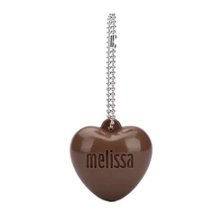 Chaveiro Melissa Coracão XI II Marrom 34102