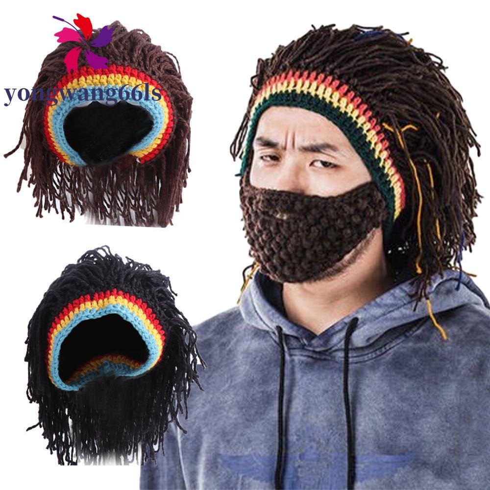 YONGWANG Peruca Masculina De Cabelo Sintético , Boate , Bar , Fibra Resistente Ao Calor , Engraçado , Festa , Balaclava