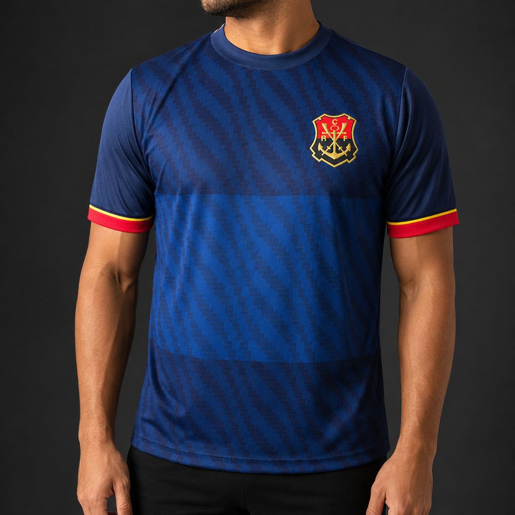 Camisa Do Flamengo Azul Retrô Masculina Torcedor