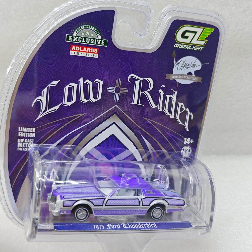 Luz Verde 1: 64 1973 Ford Thunderbird Low Deitado-Michael Herreda Edição Especial