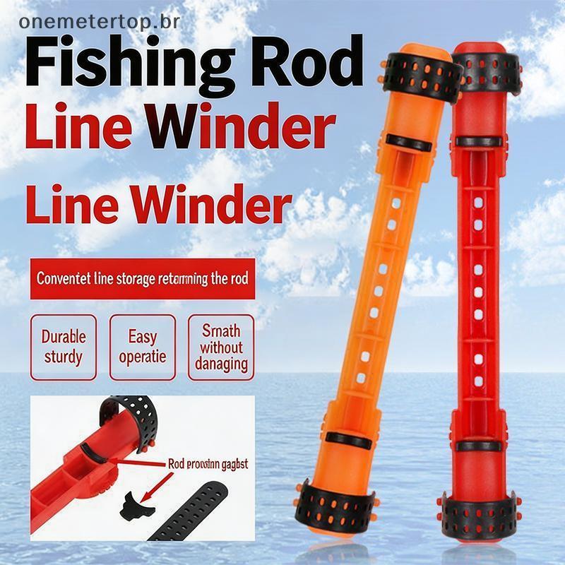 onemetertop Carretel De Linha De Pesca Mecanismo De Enrolamento Rápido Com Braçadeira Fácil De Usar Para Lagos Rios E Oc