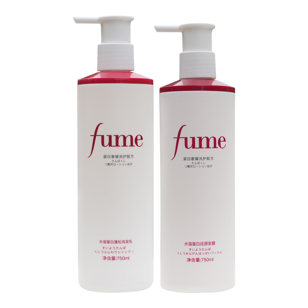Fume água-solúvel proteína Shampoo fofo restaurar máscara de cabelo condicionador Anti-caspa controle de óleo melhorar o